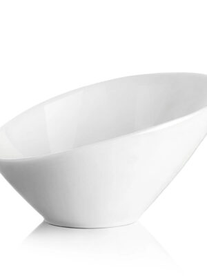 IB1073-9 SMALL SLANT BOWL 9" WHITE (MF) | SUPERWARE | BOWL,MELAMINE |  | HOWRAH SERIES | 484