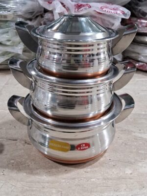 ROYALTY 3 PCS SET DISH HUM TUM SS | MOSAIC | ROYALTY 3 PCS SET DISH HUM TUM SS | | | 800