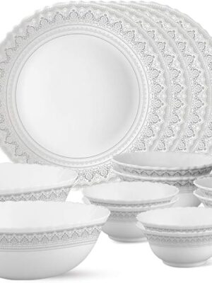 1 N FLUTED PLATE | BOROSIL | PLATE | BGFGBPLT002 | 19 CM PDQ SET OF 2