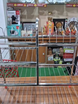 SHAKTI GOLD BARTAN STAND | MISC | BASKET,STAND,STEEL |  | 31 BY 24 | 1995