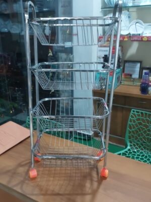 SHAKTI GOLD FRUIT BASKET | MISC | BASKET,STAND,STEEL,TROLLEY |  | 4 STEP