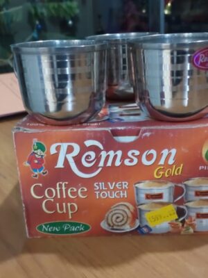 REMSON COFFEE MUG SILVER TOUCH | MISC | MUG,COFFEE MUG, TEA CUP BIG | | 6 PCS SET | 0.01
