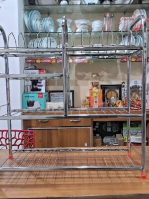 SHAKTI GOLD BARTAN STAND | MISC | BASKET,STAND,STEEL |  | 31 BY 30 | 2435