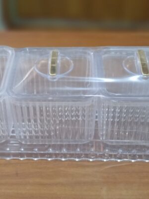 JONY MAXICO DRY FRUIT CONTAINER WITH TRAY | MISC | DRY FRUIT,BOX,CONTAINER | | 3 PCS | 700