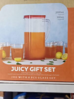 JONY JUICY GIFT SET | MISC | JUG WITH 6 GLASSES | | JUG WITH 6 GLASSES | 625
