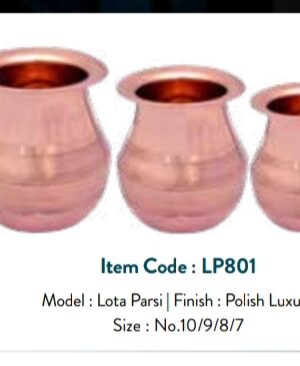 SAGA PURE COPPER POOJA LOTTA PARSI | MISC | COPPER,LOTTA |  | NO 9 | 999