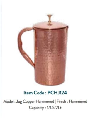 SAGA PURE COPPER WATER JUG | MISC | COPPER,JUG,JAR |  | 2000 ML NO 6 | 2199