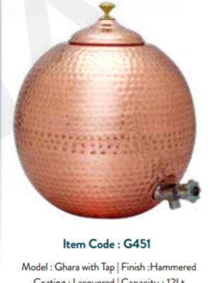SAGA PURE COPPER MATKA TANKI | MISC | COPPER,TANKI,JUG | | 8 L | 5999