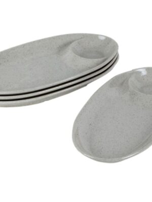 IP1017-11.25 OVAL SECTION PLATE 11.25" JASPER (MF) | SUPERWARE | PLATE,MELAMINE |  | HOWRAH SERIES | 303