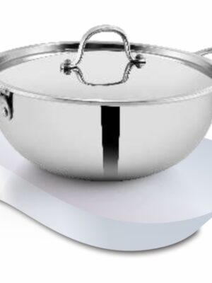 TRIPLY EXTRA DEEP KARAHI ISI | PNB | TRIPLY,STEEL,KADAI |  | 36 CM | 7645