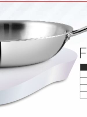 TRIPLY FRY PAN WITH LID ISI | PNB | TRIPLY,STEEL,FRY PAN |  | 20 CM 1 L
