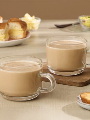 GLASS MUGS | BOROSIL | GLASS,MUG,CUP | BGFGMUG00040 | 210 ML SET OF 2