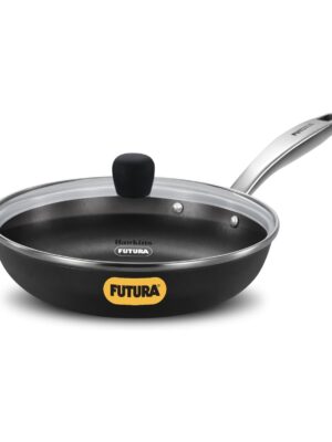 FUTURA IRON MAN CAST IRON FRY PAN WITH GLASS LID | HAWKINS | PAN,IRON | IMF22G | 22 CM