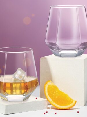 HEXA ON THE ROCKS 300 TUMBLER SET | MILTON | TUMBLER, GLASS |  | 300 ML