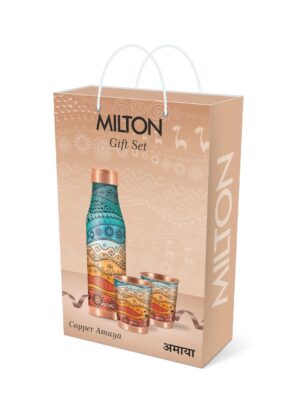 COPPER AMAYA GIFT SET BOTTLE | MILTON | BOTTLE,COPPER,GLASS,MUG |  | 850 ML