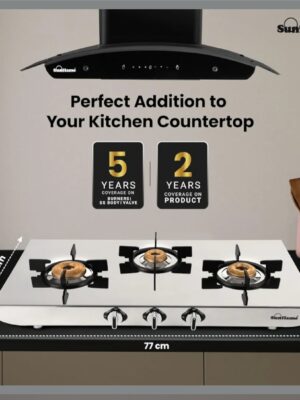 SUNFLAME STEEL GAS STOVE HERCULES SSH | SUNFLAME | STEEL,GAS STOVE,BURNER,CHULHA |  | 3 BURNER | 14690