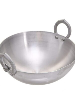 ALUMINIUM KADAI 3 ANTIQUE SILVER IB | PNB | KADAI |  |