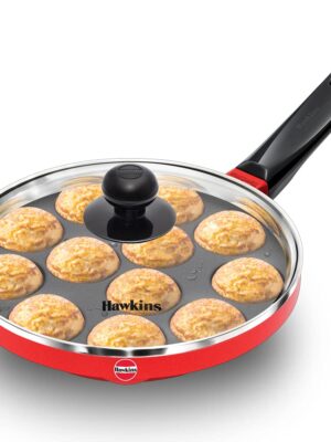 APPE PAN WITH GLASS LID NS | HAWKINS | PAN,APPA PATRA | NAPE20G | 20 CM | 1350