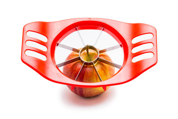 Apple cutter on white background