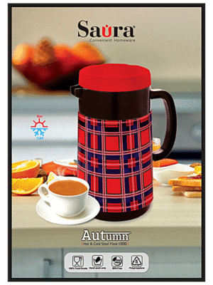 AUTUMN HOT COLD STEEL FLASK | SAURA | FLASK,BOTTLE |  | 750 ML