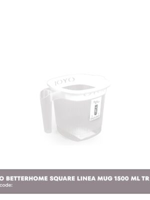 BETTER HOME SQUARE LINEAR MUG | JOYO | MUG,TRANSPARENT |  | 1500 ML | 95