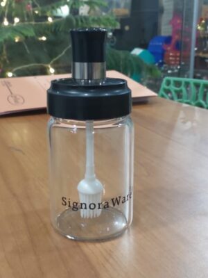 SIGNORAWARE TRINKLE CONDIMEENT JAR WITH BRUSH JAR | MISC | CONTAINER,JAR |  |