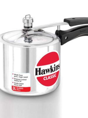 CLASSIC PRESSURE COOKER | HAWKINS | COOKER,ALUMINIUM | CL3T | 3 L