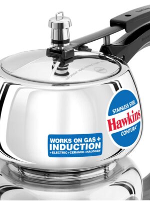 CONTURA PRESSURE COOKER INDUCTION BASED SS | HAWKINS | ,COOKER |  | 3 LT