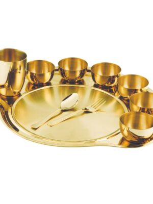 CREST DINNER SET GOLD | PNB | DINNER SET,STEEL |  | 10 PCS | 4835