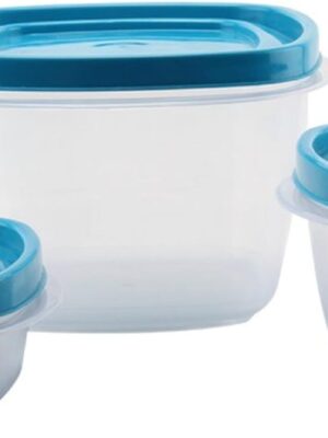 DAISY CONTAINER | POLYSET | CONTAINER,STORAGE BOX,DABBA |  | 3 PCS SET 900, 1400, 1900 ML | 192