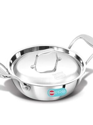 DEEP FRY PAN PRO TRIPLY SS WITH SS LID | HAWKINS | PAN | PSK15S | 1.5 L | 2200