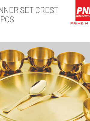 DINNER SET CREST | PNB | DINNER SET,STEEL |  | 10 PCS PLAIN | 2585