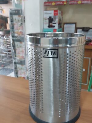 JUI PERFORATED SS DUSTBIN | MISC | DUSTBIN,STEEL |  | 3 LT 8 INCH
