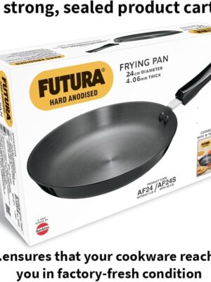 FUTURA HA FRYING PAN WITH SS LID | HAWKINS | HARD ANODISED,FRY PAN | AF18 |