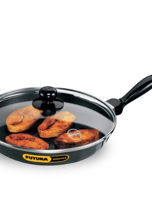 FUTURA NON STICK WITH GLASS LID | HAWKINS | PAN | INF24S | 24 CM | 1690