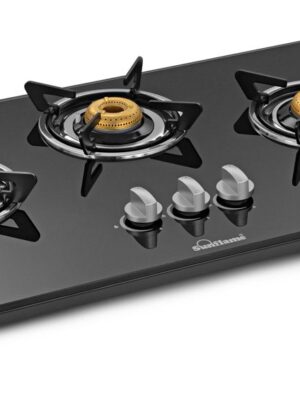 GAS STOVE CT HOB EXCEL GLASS TOP AUTO IGNITION | SUNFLAME | GAS STOVE.GLASS TOP |  | 3 BURNER | 16310