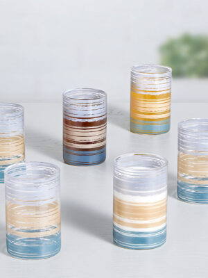 GLANCE VIISON GLASS | BOROSIL | GLASS |  | MEDIUM 295 ML SET OF 6