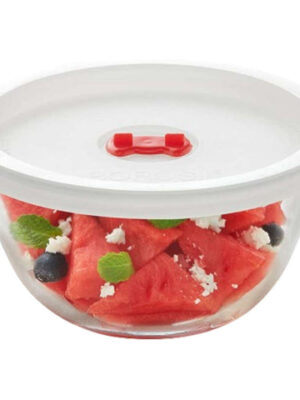 GLASS BOWL WITH LID | BOROSIL | BOWL,GLASS | IH22MB05213 | 1.3 LT