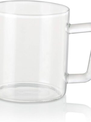 GLASS CUT MUG | BOROSIL | MUG,CUP |  | 190 ML SET OF 6