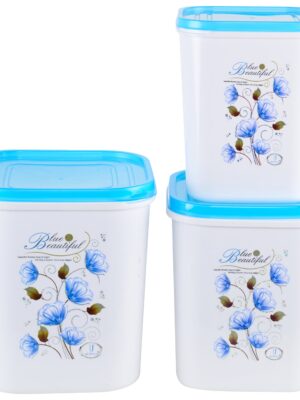 HAPPY HOME 3PCS SET DELUXE | JOYO | CONTAINER,PLASTIC, STORAGE |  | LARGE | 0.01