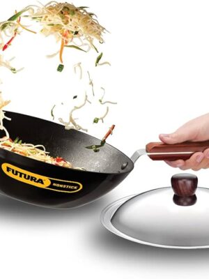 INDUCTION NON STICK WOK DEEP FRY PAN WITH LID | HAWKINS | PAN | INW30S | 3 L 26 CM