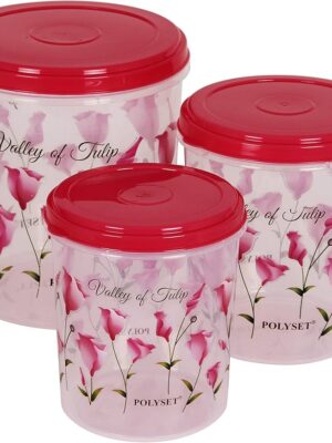 KITCHEN CONTAINER (SET OF 3) | POLYSET | CONTAINER,STORAGE BOX,DABBA |  | 55 57 60 ML | 550