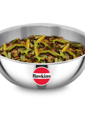 METRO KADAI TASLA TRIPLY SS | HAWKINS | KADHAI,STEEL | SSTA20 | 2 L