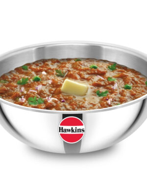 METRO KADAI TASLA TRIPLY SS | HAWKINS | KADHAI,STEEL | SSTA30 | 3 L | 1600