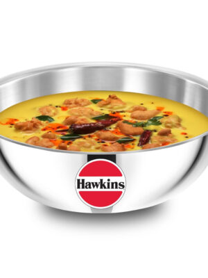 METRO KADAI TASLA TRIPLY SS | HAWKINS | KADHAI,STEEL | SSTA40 | 4 LT | 1800