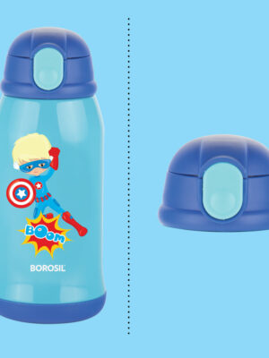 HYDRA STEEL INSULATED BOTTLE | BOROSIL | BOTTLE | KBT500BLE1I4 | 500 ML | 995
