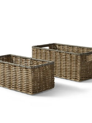 RATTAN BOBBY BASKET 2 | POLYSET | BASKET,STORAGE,DOLCHI | | SMALL