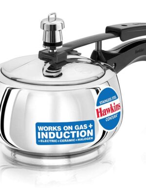 SS PRESSURE COOKER INDUCTION COMPATIBLE | HAWKINS | COOKER | HSS15 | 1.5 L