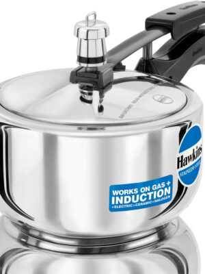 SS PRESSURE COOKER INDUCTION COMPATIBLE | HAWKINS | COOKER | HSS20 | 2 L | 2575