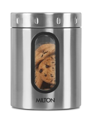 STEEL CLEAR ROUND JAR | MILTON | JAR,CONTAINER |  | 350 ML